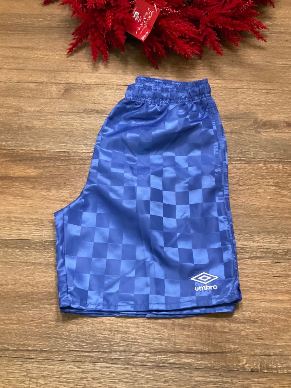 MENS CLASSIC UMBRO CHECKERED SHORT - Picture 3 of 6